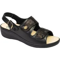 Franken-Schuhe Art. 270-B45 Damen Sandale (geeigent für Hallux Valgus, mit loser Einlage und STRETCH) Weite "H-plus"