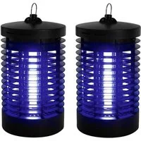 HAC24 Insektenvernichter Elektrische Insektenfalle Fliegenfalle Mückenlampe Fliegenfänger, Mit UV Licht 220-240 Volt 1,2 Watt