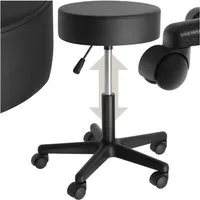 tectake Rollsitz Rollhocker, höhenverstellbar und 360° drehbar