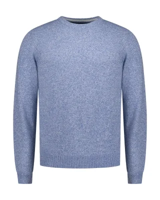 nza new zealand auckland - Pullover Männlich classic blue melange - Gr. - XXL