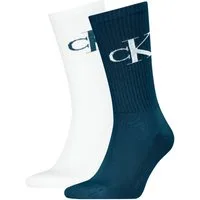 Calvin Klein Jeans Socken CKJ MEN SOCK 2P MONOGRAM (2-Paar, 2 Paar) mit verstärkter Ferse, komfortable Frotteesohle
