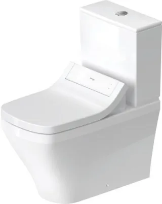 Duravit DuraStyle Stand WC für Dusch-WC Sitz Weiß Hochglanz 390x705x420 mm - 2156590000 2156590000