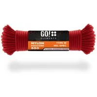 GO!elements Abspannleine Paracord 550 - 4mm, Paracord 550 aus reißfester Nylonschnur