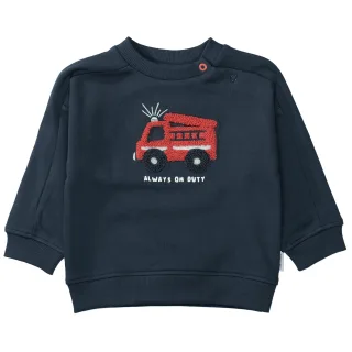 STACCATO - Kn.-Sweatshirt,oversized soft navy - Gr. - 80