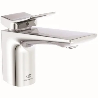 Ideal Standard Waschtischarmatur Conca Ausladung 140mm m.Ablaufgarnitur Chrom, BD456AA BD456AA