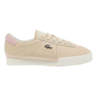 Lacoste - Logo Sneaker für Damen, Leder (Naturweiß)