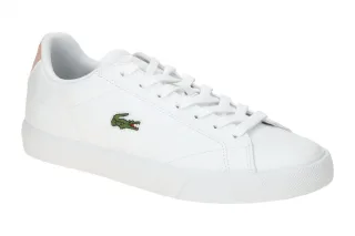 Lacoste Damen Sneaker LEROND SET - Wei?/Rosa - Glattleder/Synthetik - Gummisohle