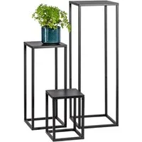bremermann Blumenhocker 3er-Set, Metall-Blumenhocker, Blumensäule