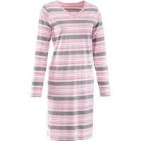 REDBEST Nachthemd Damen-Nachthemd Single-Jersey Streifen
