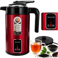 VERK GROUP Wasserkocher Kabelloser Wasserkocher mit integrierter Thermoskanne, 3,5 l, 1500 W, 3,5l, 1500 W, automatische Abschaltung