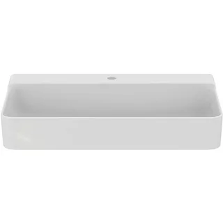 Ideal Standard Conca Waschtisch T379501 mit Hahnloch, ohne Überlauf, 800 x 450 x 145 mm, weiß