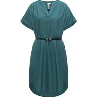 Ragwear Minikleid Klarisa Lockeres Oversize Sommerkleid mit Gürtel