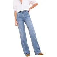 LIPSY Weite Jeans Lipsy Jeans mit weitem Bein, Kurzgröße (1-tlg)