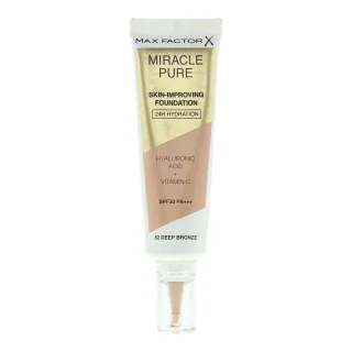 Miracle Pure Fond De Teint Améliorant La Peau Hydratation 24h Spf30 #82-bronze Profond 30 ml