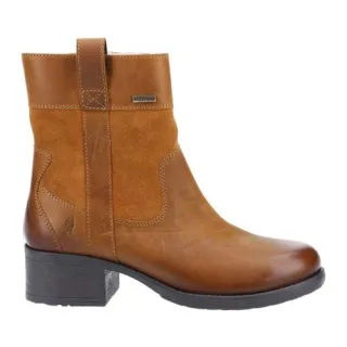 Hush Puppies - "Saskia" Stiefel für Damen, Leder (Hellbraun)