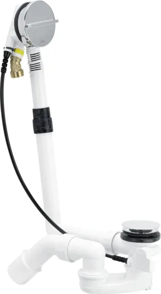Viega Ab-und Überlauf Multiplex Trio, 6161.51 in 560mmxDN40/50 verchromt 727703