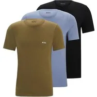 BOSS T-Shirt BOSS 50517856-990 Herren R-Neck T-Shirt, 3er Pack