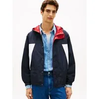Tommy Hilfiger Wendejacke REVERSIBLE COLOR BLOCK wasserfeste Regenjacke, Regular fit zum Wenden