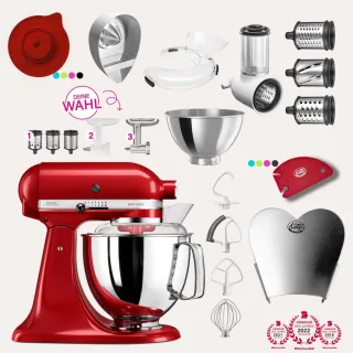 KitchenAid Artisan 4,8 Liter KSM175 Spar-Set mit Gemüseschneider &...