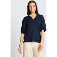 TOM TAILOR T-Shirt T-Shirt (im Einserpack) Blusenshirt mit Spitzendetails