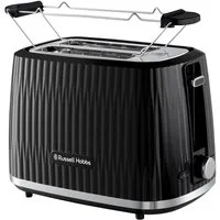 RUSSELL HOBBS Toaster RUSSELL HOBBS Eden 27371-56 Auftauen Aufwärmen Brötchenaufsatz Schwarz, 800 W