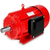 EBERTH Rollladenmotor Elektromotor 400V mit 7,5 kW Leistung, Drehstrommotor aus Aluminium, 3-Phasen, Drehzahl 2900 U/min., Stromstärke 15 A, Leistungsfaktor 0,95