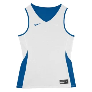 Nike - Basketball-Trikot für Damen, wendbar, Ärmellos (Schwarz/Weiß)