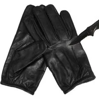Mil-Tec Lederhandschuhe Security Schnittschutz Handschuhe Kevlar Wasserabweisend