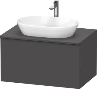 Duravit D-Neo Konsolenwaschtischunterbau wandhängend Graphit Matt 800x550x459 mm - DE49470BD490000 DE49470BD490000