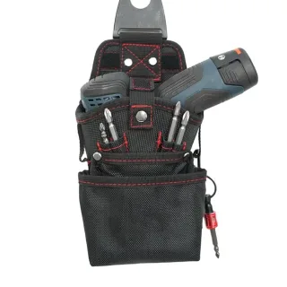 Rotatable Quick-Hanging Tool Bag 1680D Oxford Electrician Drill Belt Holder 360° Adjustable Clip Waterproof Wear Resista