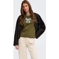 ONLY Kurzarmshirt ONLKITA S/S LUXE JRS NOOS Baumwolle, regular fit