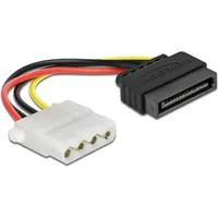 Stromadapter 15-Pin-SATA > 4-Pin-5,25" 12cm
