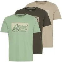 Blend T-Shirt BHTee 3 Pack (3-tlg) Basic T-Shirt mit Rundhalsausschnitt im Multipack