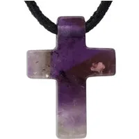 Lebensquelle Plus Kettenanhänger Amethyst Kreuzanhänger