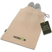 Horjun Schuhbeutel Schuhsack Set - Schuhaufbewahrung für Koffer & Wanderschuhe - Reise 4 Stück Set, Schuhtasche, 100% Baumwolle, Kattun Stoffe