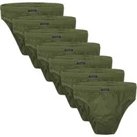BRUBAKER Slip Herren Unterhose aus Baumwolle (Spar-Pack, 7-St., 7er-Pack) Großpackung Männer Unterwäsche, sehr bequeme Passform