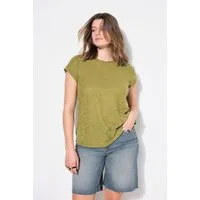 Studio Untold T-Shirt T-Shirt Classic Shape Jacquard-Jersey mit Muster