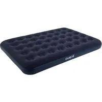 Avenli Luftbett Luftmatratze Camping für 1-2 Personen blau 191x137x22cm Double-Size, (Gästebett aufblasbar Ideal als Reisebett oder Isomatte, 1-tlg., Campingmatratze ohne Pumpe), für Indoor und Outdoor mit beflockter Oberfläche