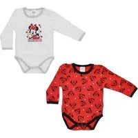Disney Minnie Mouse Strampler 2-er Pack baby body Baby-Outfit kuscheliger Einteiler für Babys (2-tlg)