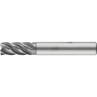 PFERD TOOLS VHM-Fräser Ø10mm, 5 Schneiden, mit Spanteiler, 2xDC, Radius 0,5mm, HB, Universal - 23000854