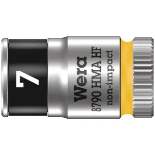 Wera 8790 HMA HF Zyklop-Steckschlüsseleinsatz mit 1/4"-Antrieb mit Haltefunktion Gelb - 05003722001