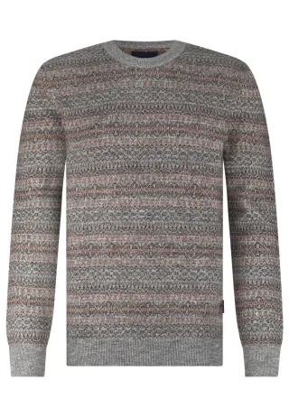 State of Art - Pullover grau - Gr. - 3XL