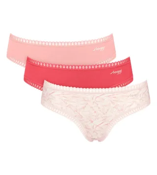 sloggi - sloggi GO Crush Hipster C3P red - light combination - Gr. - L