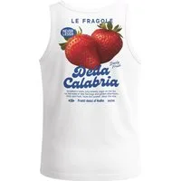 Neverless Tanktop Herren Tank-Top Backprint Erdbeere Italien Retro Design Grafikshirt mit Print