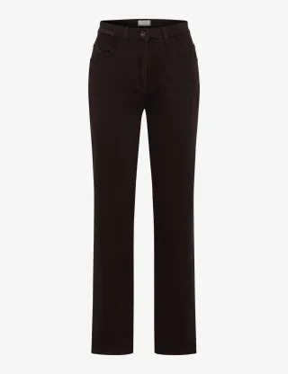 Raphaela by Brax Damen Five-Pocket-Hose Style CORRY, dunkelbraun, Gr. 36