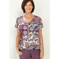 bianca Print-Shirt JULIE in modernem Bohemian-Druck in Trendfarben