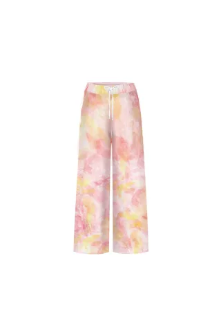 Rich & Royal - printed pants strawberry - Gr. - 36