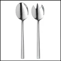 LIVINA HOME Salatbesteck Premium Salatbesteck, Edelstahl 18/10, Set 2-tlg. Gabel & Löffel (4-tlg), Spülmaschinenfest, Frühling Sale!