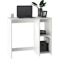 OTTO home Schreibtisch BAKAR, Laptoptisch, Computertisch, 2 offene Fächer, platzsparend, Breite 80 x Tiefe 40 cm