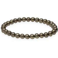Lebensquelle Plus Armband Pyrit Kugelarmband, 6 mm